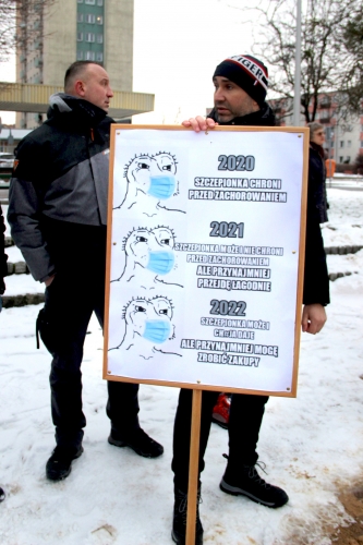 Elblążanie protestowali przeciwko segregacji sanitarnej 