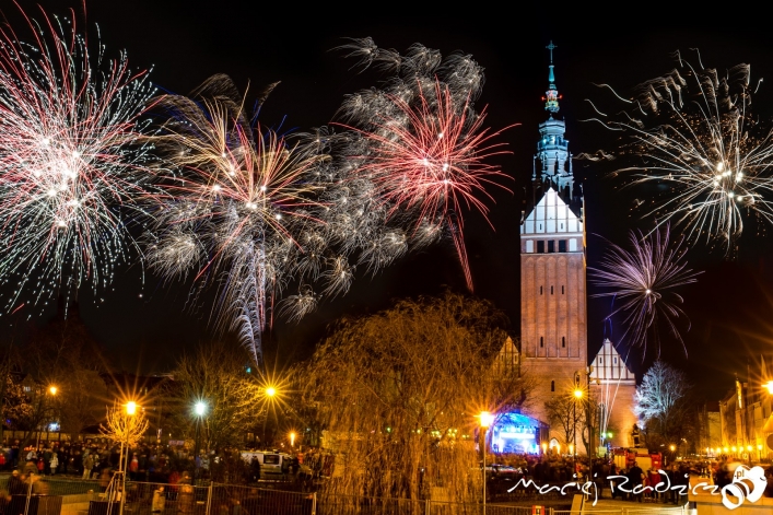 Elblążanie przywitali Nowy Rok: 