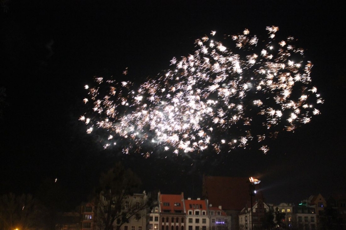 Elblążanie przywitali Nowy Rok: 