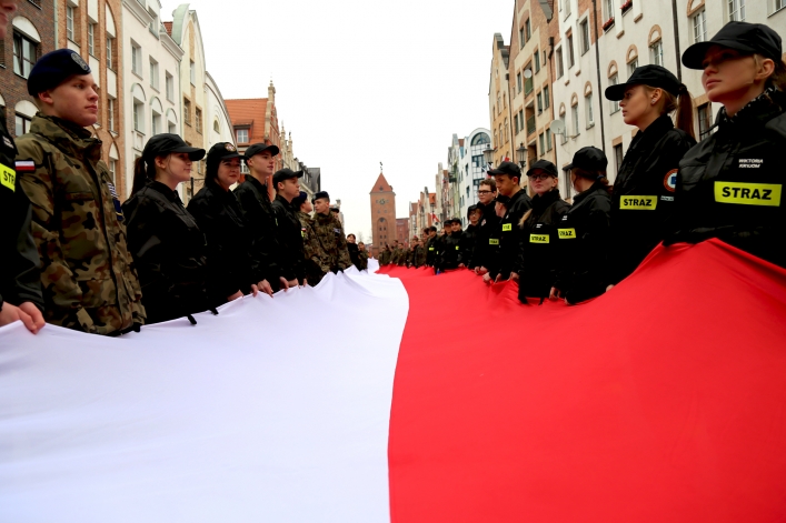 Elblażanie świętowali 100-lecie odzyskania niepodległości przez Polskę
