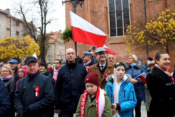 Elblażanie świętowali 100-lecie odzyskania niepodległości przez Polskę