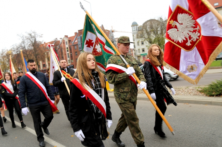 Elblażanie świętowali 100-lecie odzyskania niepodległości przez Polskę