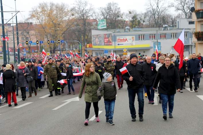 Elblażanie świętowali 100-lecie odzyskania niepodległości przez Polskę