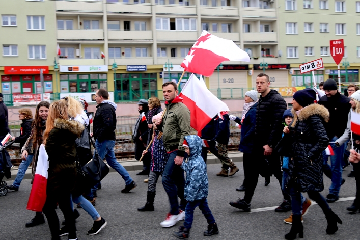 Elblażanie świętowali 100-lecie odzyskania niepodległości przez Polskę