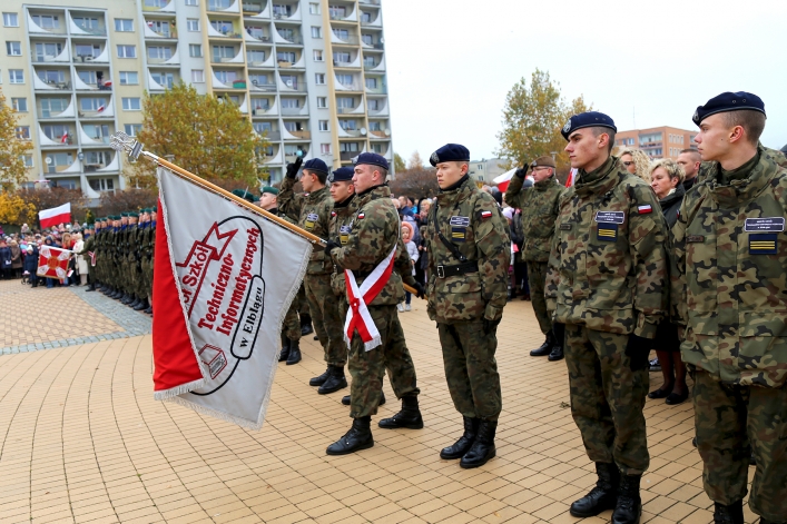 Elblażanie świętowali 100-lecie odzyskania niepodległości przez Polskę