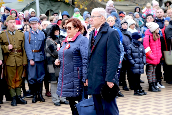 Elblażanie świętowali 100-lecie odzyskania niepodległości przez Polskę