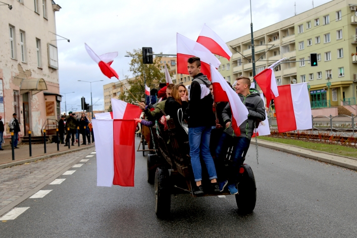 Elblążanie świętowali 99. rocznicę odzyskania przez Polskę niepodległości