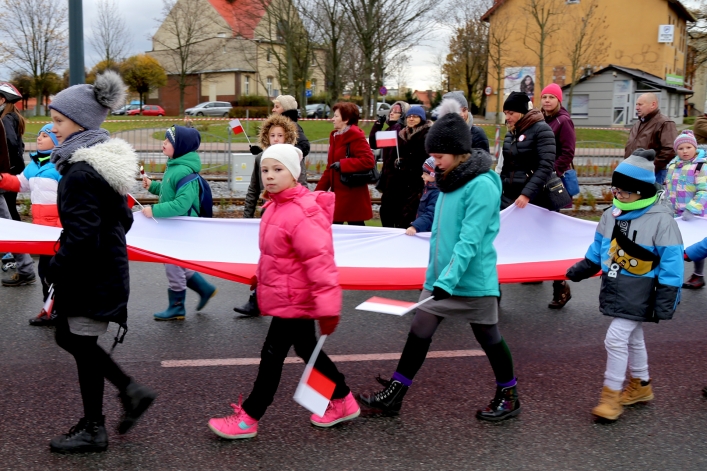 Elblążanie świętowali 99. rocznicę odzyskania przez Polskę niepodległości