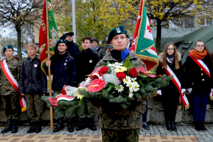 Elblążanie świętowali 99. rocznicę odzyskania przez Polskę niepodległości