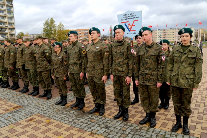 Elblążanie świętowali 99. rocznicę odzyskania przez Polskę niepodległości