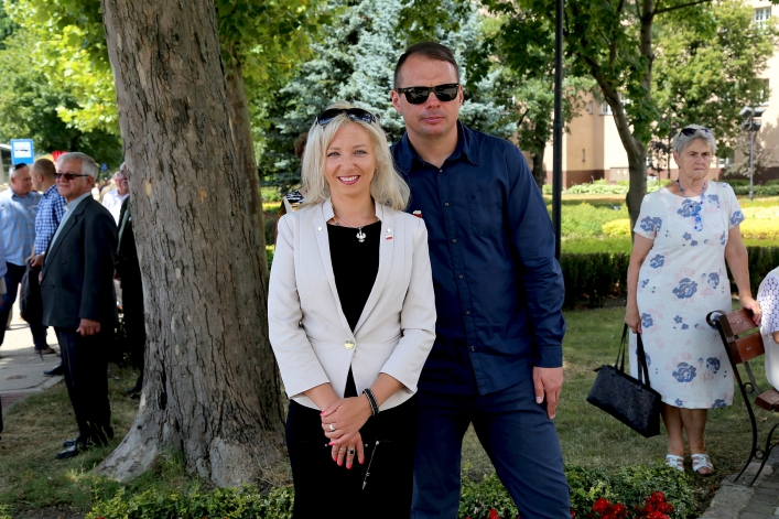 Anna Szczepańska i Wojciech Milewski – organizatorzy obchodów 75. rocznicy ludobójstwa na Wołyniu