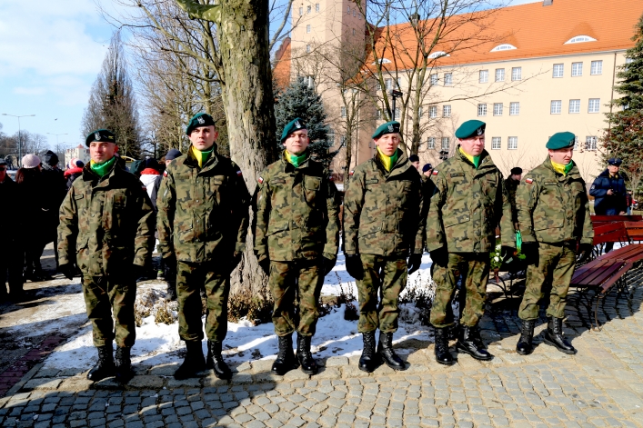 Elblążanie uczicili pamięć Żołnierzy Wyklętych. 