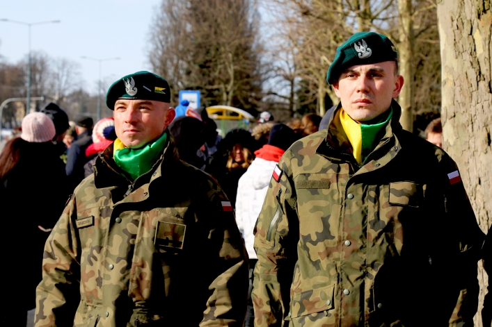 Elblążanie uczicili pamięć Żołnierzy Wyklętych. 