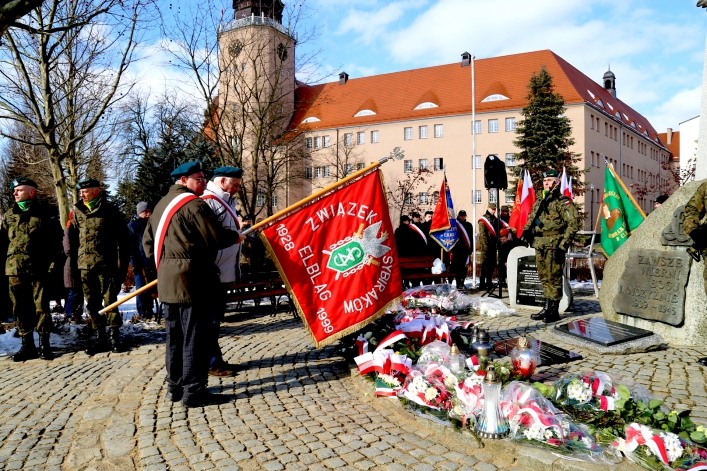Elblążanie uczicili pamięć Żołnierzy Wyklętych. 