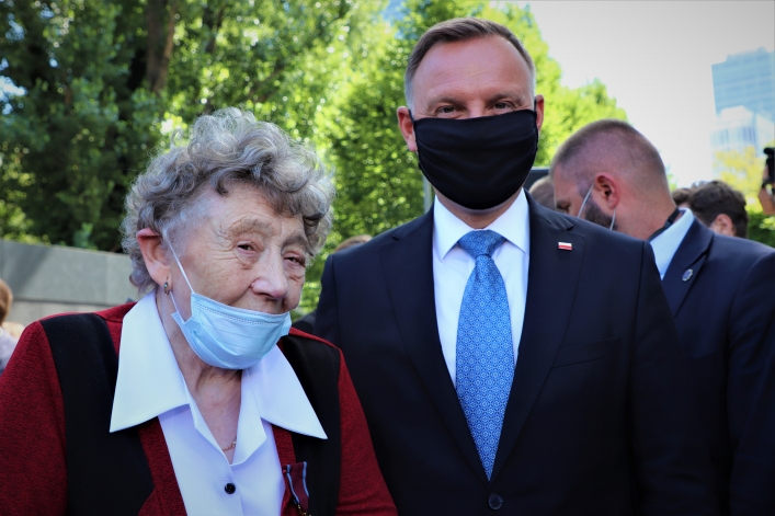 Elblążanka odznaczona przez prezydenta RP za Powstanie Warszawskie