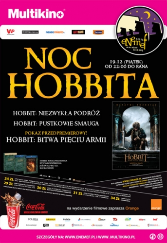 ENEMEF: NOC HOBBITA Z PRZEDPREMIERĄ! Wygraj bilety