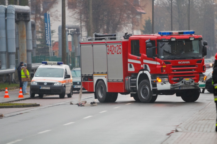 Ewakuowano mieszkańców z powodu wycieku gazu