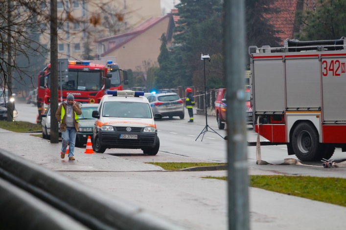 Ewakuowano mieszkańców z powodu wycieku gazu