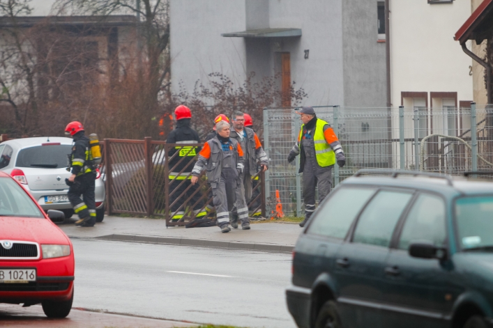 Ewakuowano mieszkańców z powodu wycieku gazu