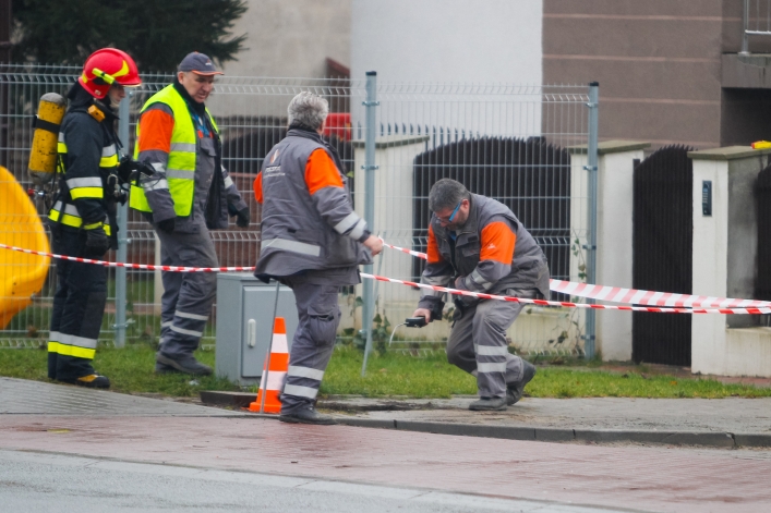 Ewakuowano mieszkańców z powodu wycieku gazu