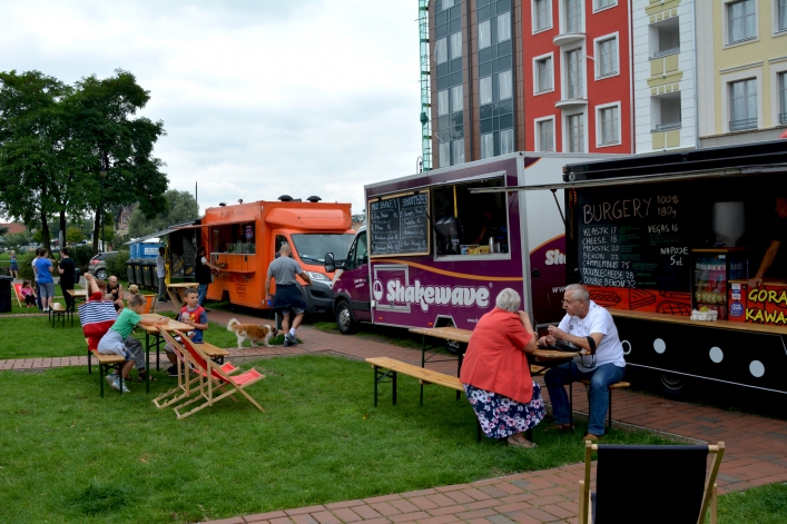 Food trucki po raz trzeci w tym roku w Elblągu