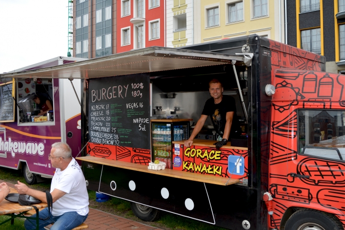 Food trucki po raz trzeci w tym roku w Elblągu