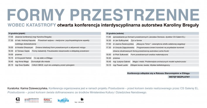 Formy przestrzenne wobec katastrofy. Konferencja w Ratuszu Staromiejskim