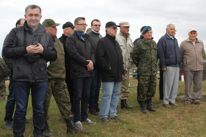 Goście z Elbląga z wizytą na poligonie