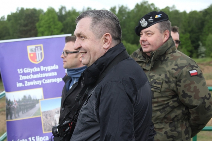 Goście z Elbląga z wizytą na poligonie