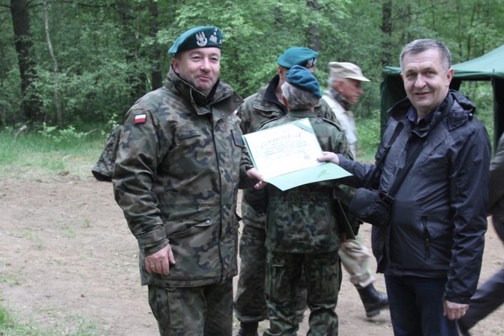 Goście z Elbląga z wizytą na poligonie