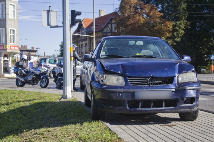 Groźna kolizja w pobliżu Dworca