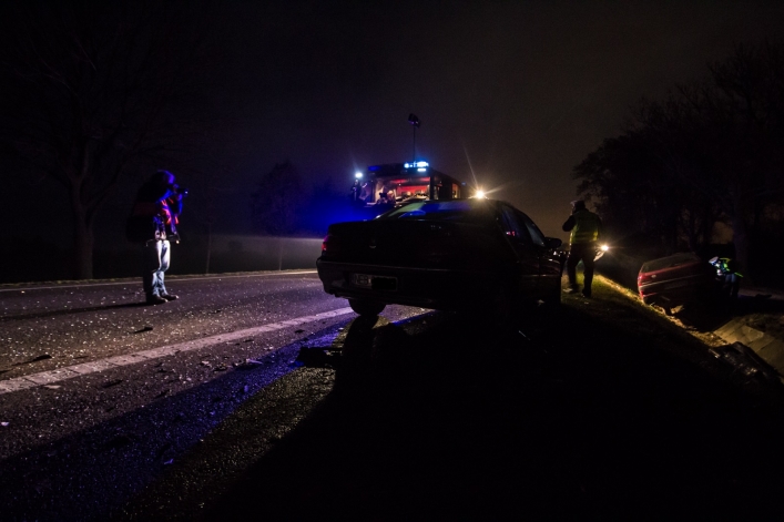 Groźne zderzenie na siódemce. Cztery osoby w szpitalu