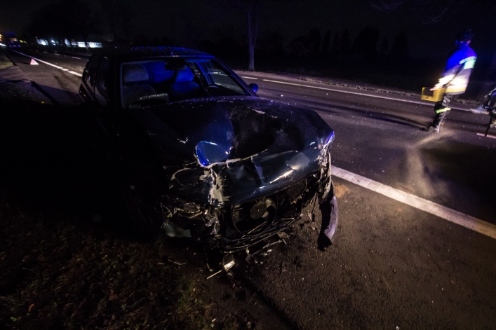 Groźne zderzenie na siódemce. Cztery osoby w szpitalu