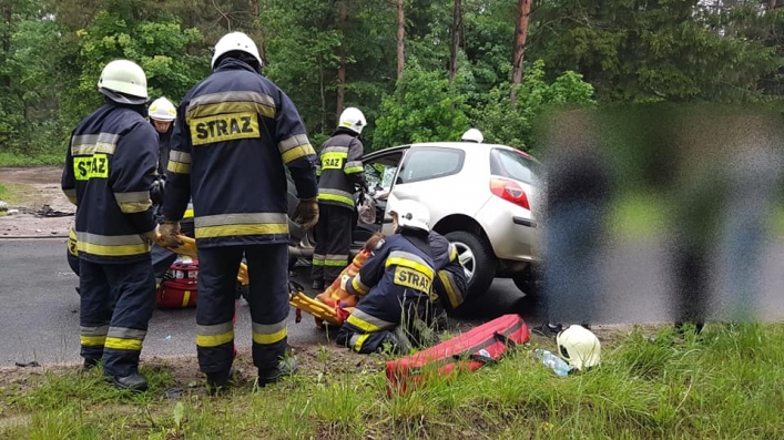 Groźny wypadek na DW513, pomiędzy Ornetą a Mingajnam