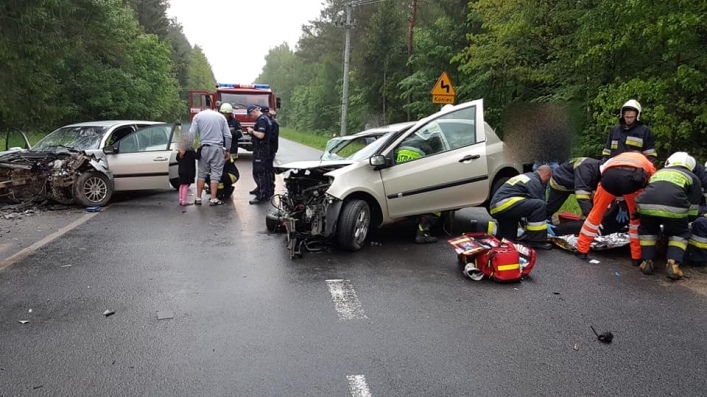 Groźny wypadek na DW513, pomiędzy Ornetą a Mingajnam