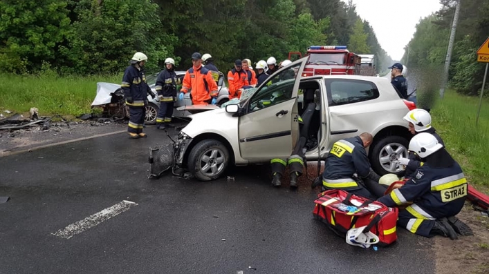 Groźny wypadek na DW513, pomiędzy Ornetą a Mingajnam