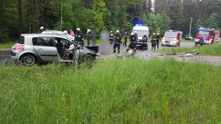 Groźny wypadek na DW513, pomiędzy Ornetą a Mingajnam