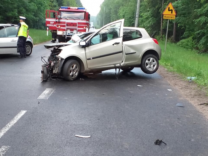 Groźny wypadek na DW513, pomiędzy Ornetą a Mingajnam