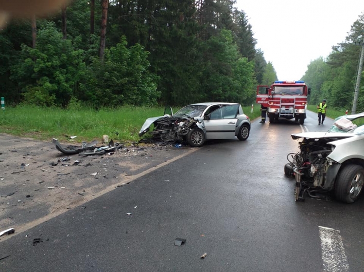 Groźny wypadek na DW513, pomiędzy Ornetą a Mingajnam