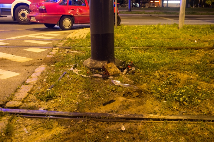 Groźny wypadek w centrum Elbląga. Jedna osoba ranna