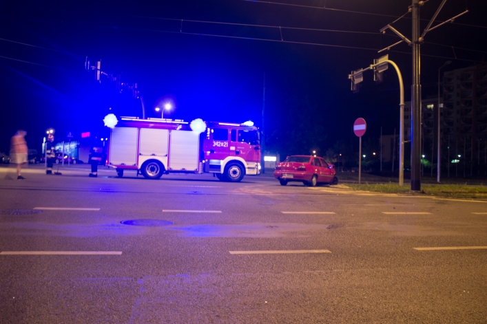 Groźny wypadek w centrum Elbląga. Jedna osoba ranna