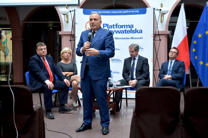 Grzegorz Schetyna spotkał się z mieszkańcami Elbląga (fotorelacja)