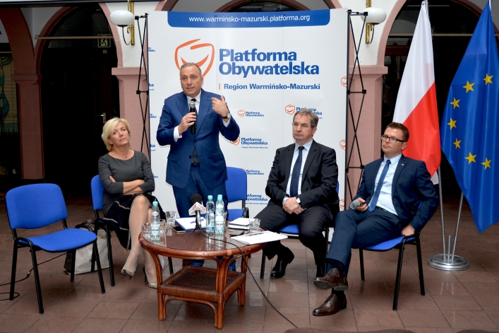 Grzegorz Schetyna spotkał się z mieszkańcami Elbląga (fotorelacja)