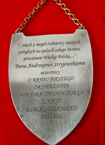 II Rajd Pieszy im. Sierżanta Wiktora Stryjewskiego