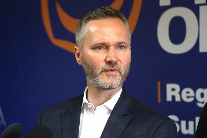 Jarosław Wałęsa i Jacek Protas w Elblągu. Chcą przywrócenia małego ruchu granicznego (MRG)