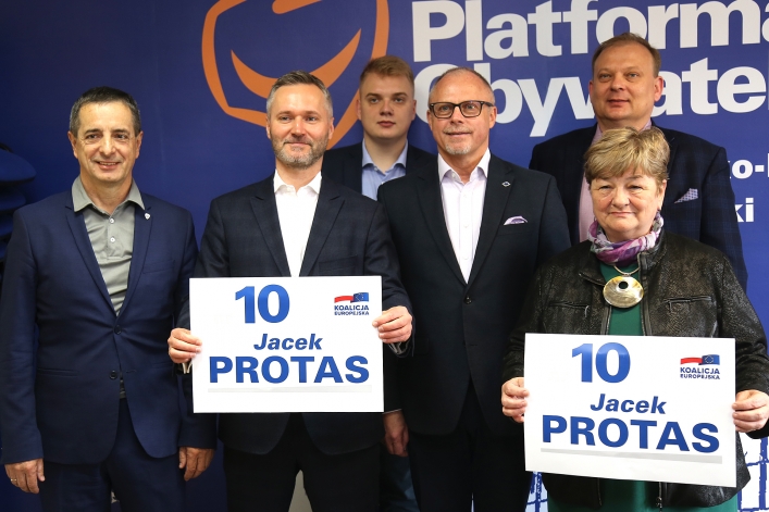 Jarosław Wałęsa i Jacek Protas w Elblągu. Chcą przywrócenia małego ruchu granicznego (MRG)