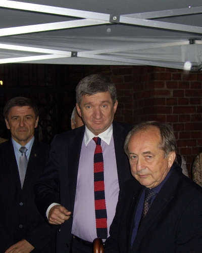 Jerzy Wenderlich w Elblągu na briefingu wyborczym SLD