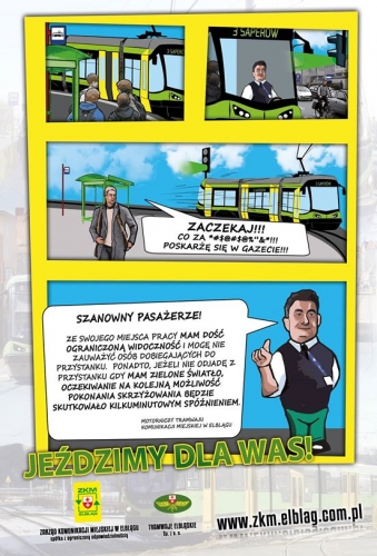 Jeździmy dla Was! – pierwsza taka kampania w elbląskiej komunikacji miejskiej