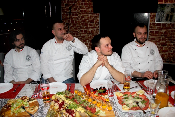 Jubileuszowe spotkanie Elbląskiego Klubu Szefów Kuchni w Restauracji Amore Mio
