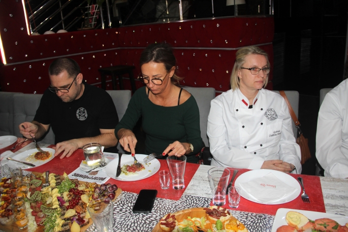 Jubileuszowe spotkanie Elbląskiego Klubu Szefów Kuchni w Restauracji Amore Mio